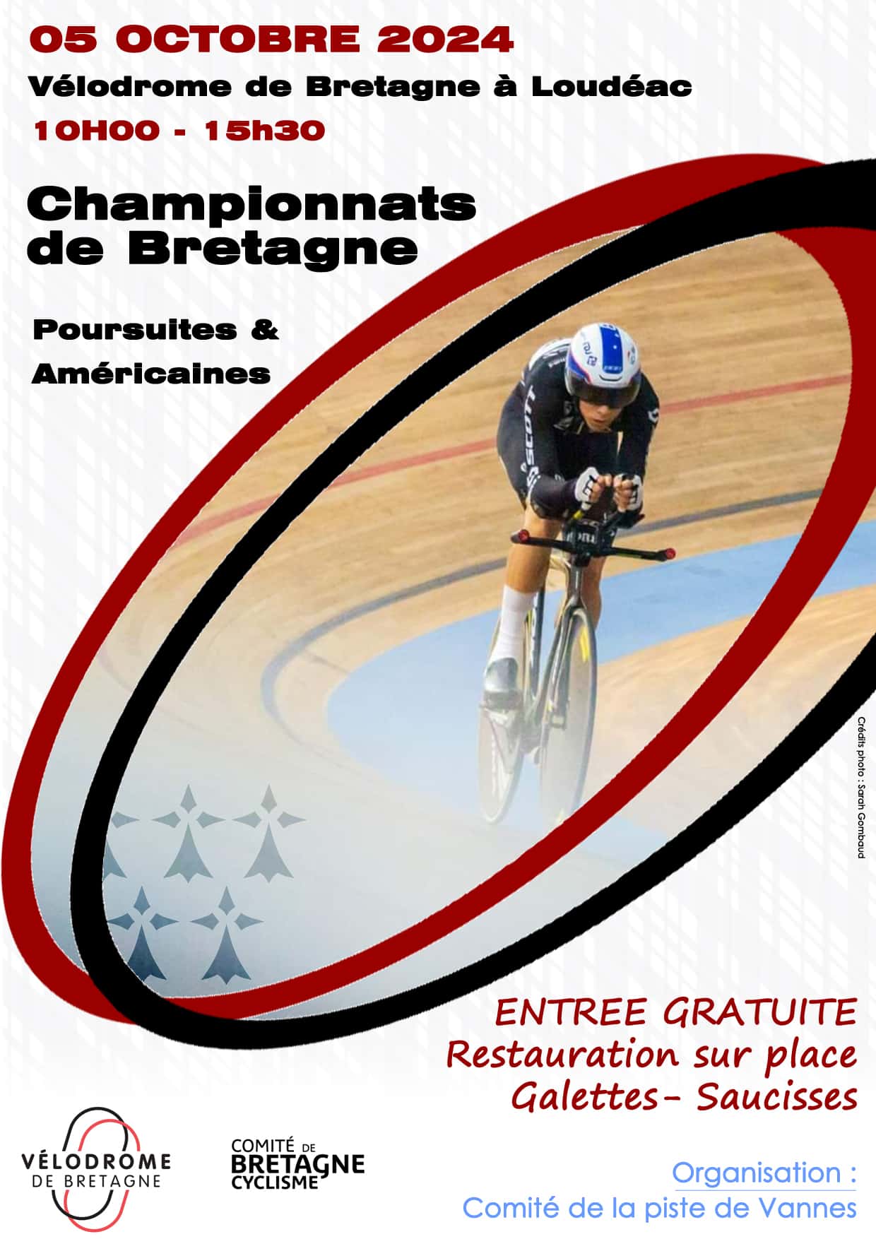 Championnats de Bretagne Poursuite individuelle et Américaine