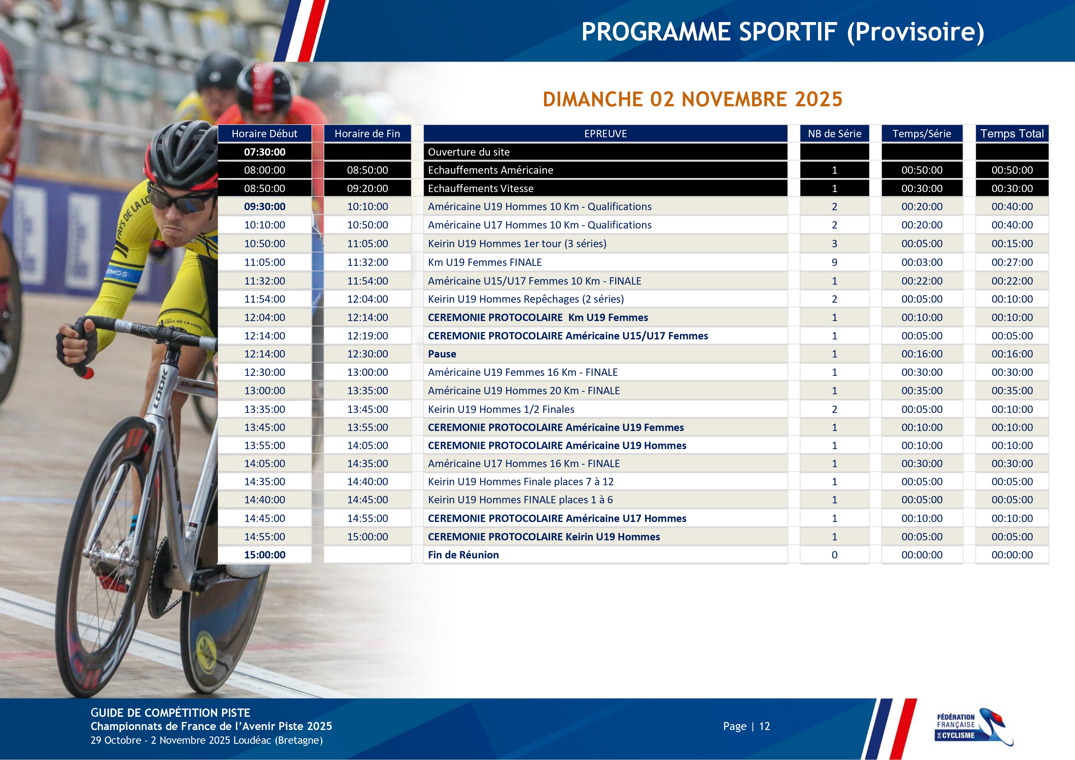 Programme Championnats de France Piste Avenir 2025 V17102025_page-0005